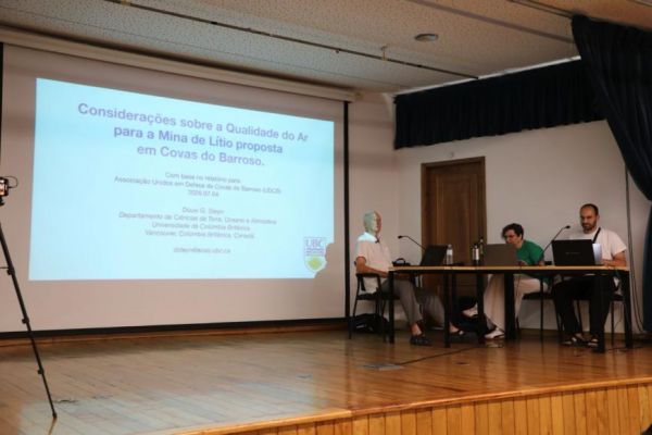Apresenta&ccedil;&atilde;o do estudo do Especialista em polui&ccedil;&atilde;o atmosf&eacute;rica sobre qualidade do ar da Mina do Barroso