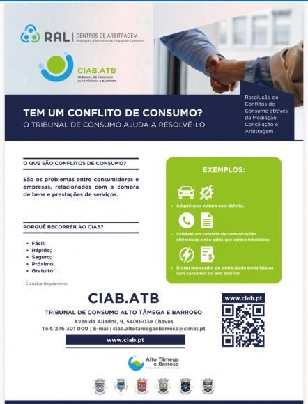 Divulga&ccedil;&atilde;o de Informa&ccedil;&atilde;o relativa ao Tribunal Arbitral de Consumo - CIAB.ATB